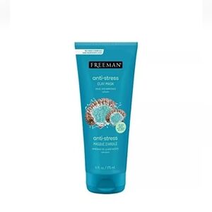 Freeman Facial Anti-Stress Clay Mask Dead Sea Minerals for All Skin Types - 6 oz